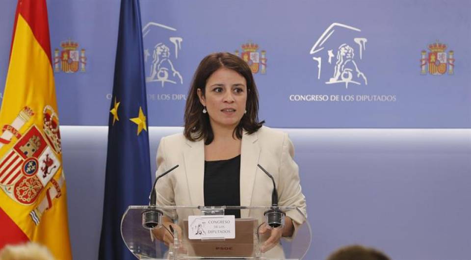 FOTOGRAFÍA. MADRID (CONGRESO D ELOS DIPUTADOS DEL REINO DE ESPAÑA), 16.07.2019. La portavoz del grupo socialista en el Congreso, Adriana Lastra. Efe