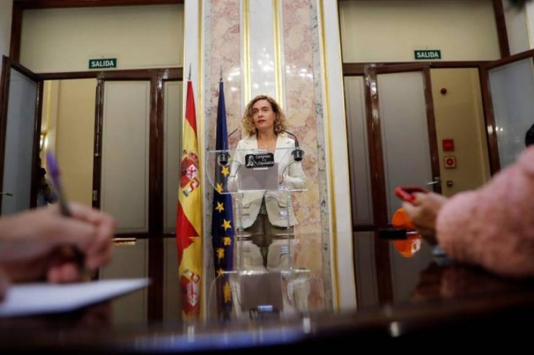 La presidenta del Congreso pone fecha a la investidura de Sánchez