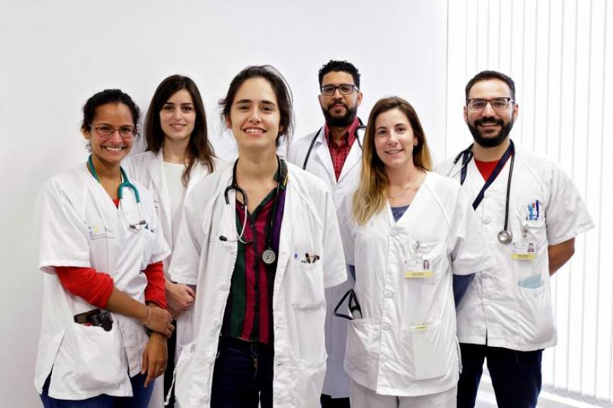 FOTOGRAFÍA. MADRID (ESPAÑA), 25.07.2019. Vista de un grupo de médicos el día en que el Tribunal Supremo (TS) ha confirmado que las patronales. Efe
