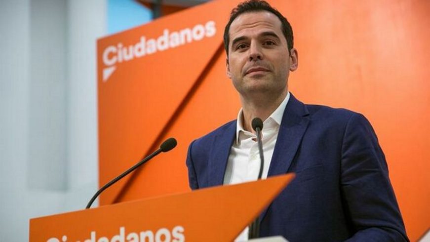 FOTOGRAFÍA. MADRID (ESPAÑA), AÑO DE 2018. El portavoz de Ciudadanos en la Asamblea de Madrid, Ignacio Aguado. Efe