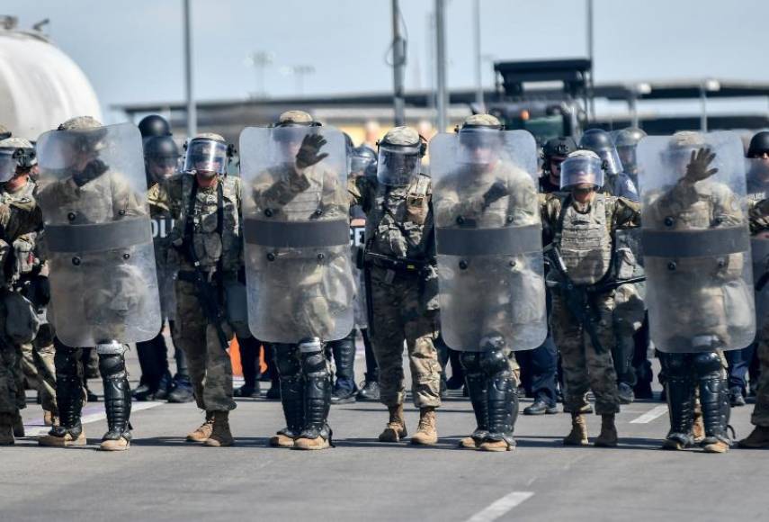 FOTOGRAFÍA. WASHINGTON (EEUU), 17.07.2019. Estos militares se unirán a unos 2.500 en activo y 2.000 soldados de la Guardia Nacional.. Efe.