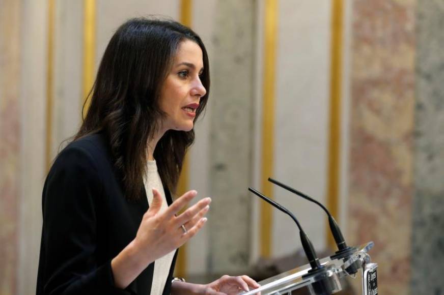 FOTOGRAFÍA. congreso de los diputados (madrid), 26.07.2019. La diputada de Ciudadanos Inés Arrimadas, en el Escritorio del Congreso de los Diputados. Efe