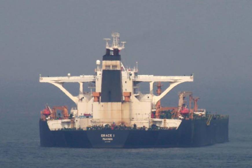 FOTOGRAFÍA. ALGECIRAS (CÁDIZ) ESPAÑA, AGOSTO DE 2019. Vista desde Algeciras del petrolero iraní Grace 1. Efe.