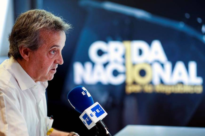 FOTOGRAFÍA. BARCELONA (ESPAÑA), 14.08.2019. El secretario general de la Crida Nacional per la República, Antoni Morral, asegura en una entrevista con Efe. Efe