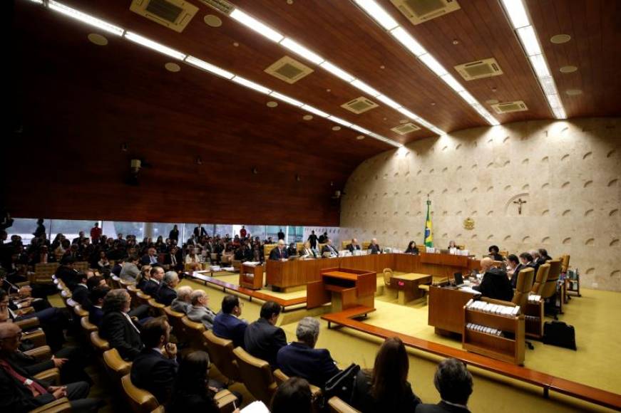 FOTOGRAFÍA. BRASILIA (BRASIL), 14.08.2019. Vista general de la sesión de la Corte Suprema de Brasil en Brasilia (Brasil). Efe.