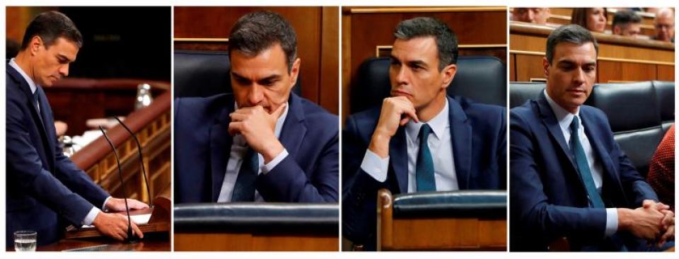 FOTOGRAFÍA. CONGRESO DE LOS DIPUTADOS, 25.07.2019. Combo del presidente del Gobierno en funciones y candidato socialista a la presidencia del Gobierno. Efe.