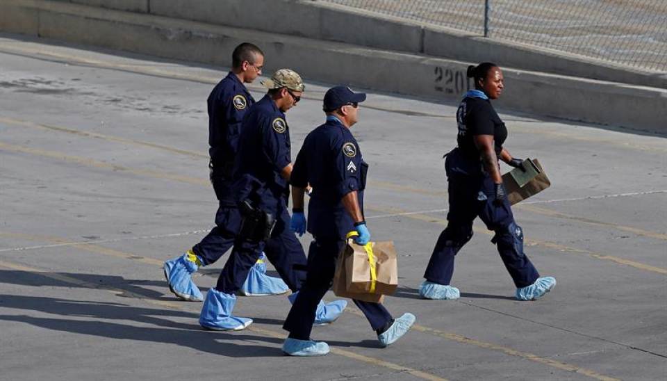 FOTOGRAFÍA. EL PASO (TEXAS) EEUU, 08.08.2019. La madre de Patrick Crusius, el presunto responsable del tiroteo en el que fueron asesinadas 22 personas el sábado en El Paso (Texas, EE.UU.). Efe