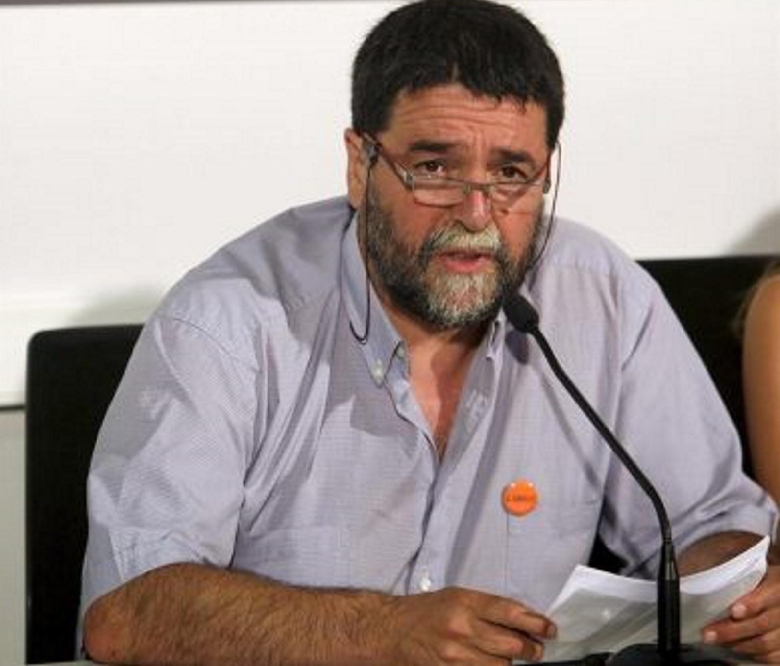 FOTOGRAFÍA. ESPAÑA, AÑO 2018. El dirigente de Sortu, Joseba Álvarez. Bayona (Francia), 25 de agosto de 2019. El dirigente de Sortu Joseba Álvarez. Efe