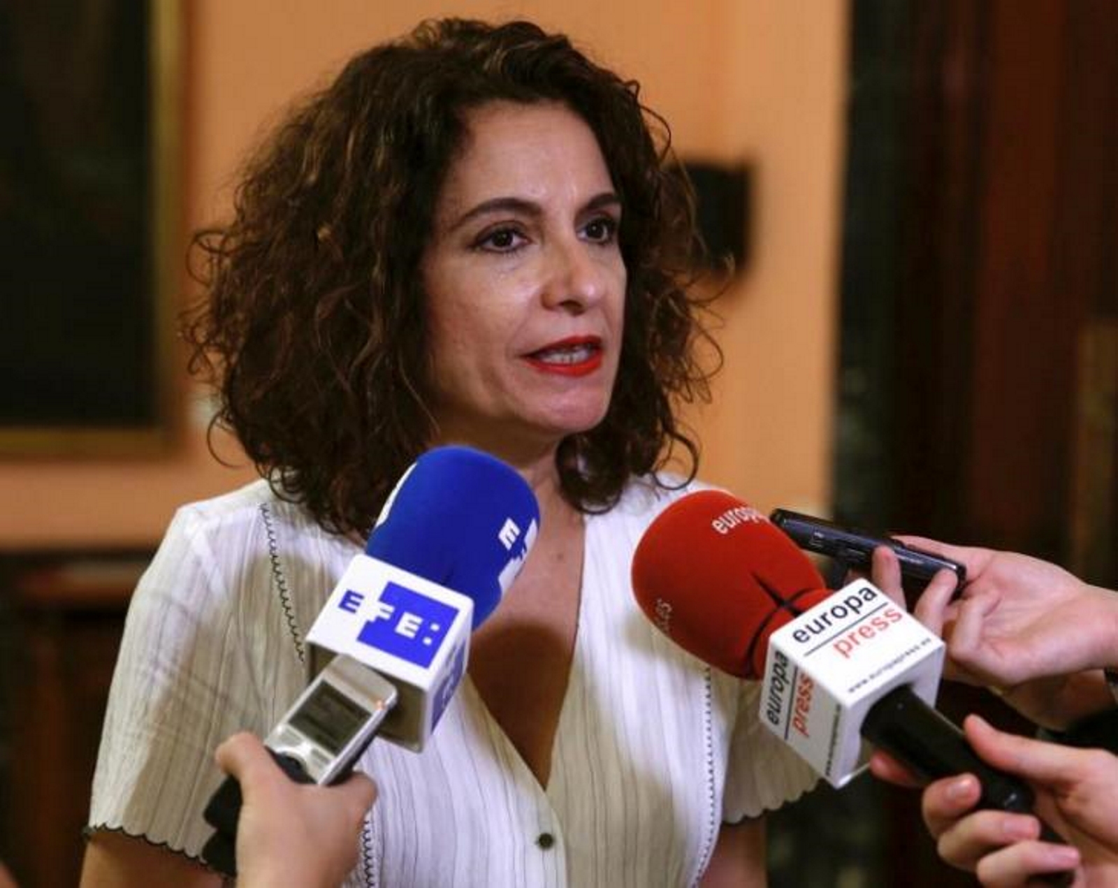 FOTOGRAFÍA. MADRID (ESPAÑA), AÑO 2019. La ministra de Hacienda, María Jesús Montero. Madrid (España), 28.08.2109. La ministra de Hacienda en funciones, María Jesús Montero. Efe
