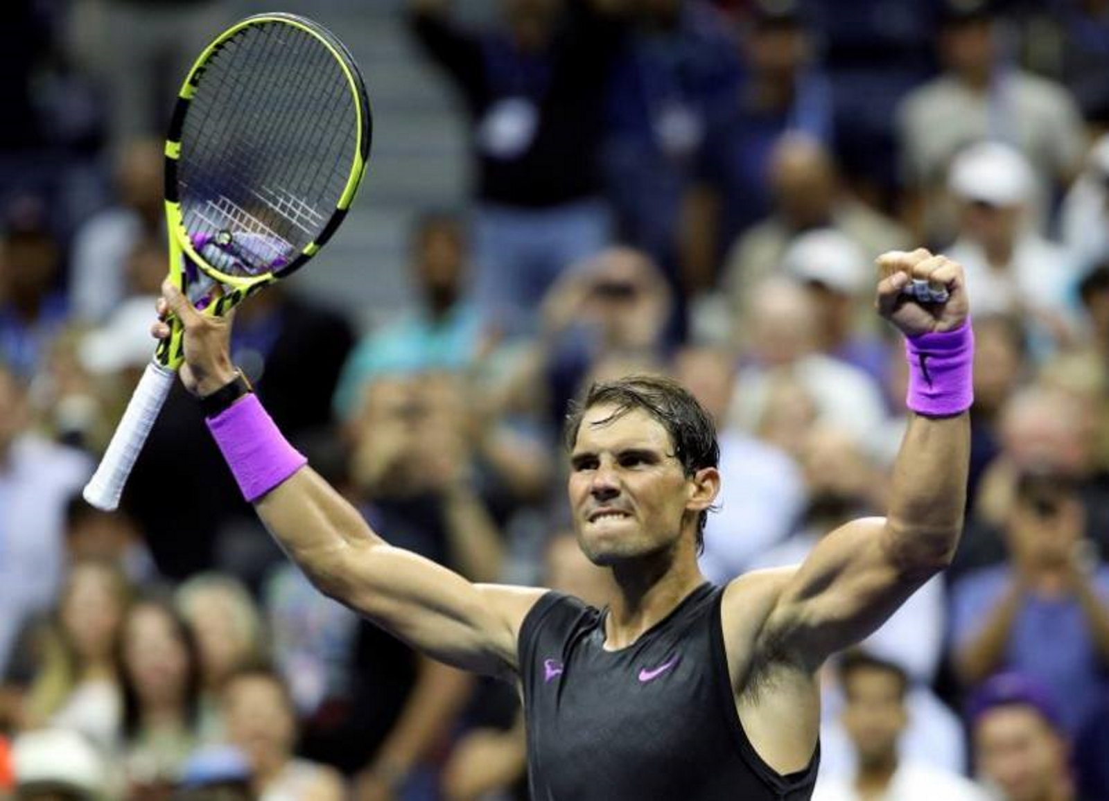 FOTOGRAFÍA. NUEVA YORK (EEUU), 27.08.2019. Rafael Nadal, John Millman of Australia, Open Tennis Championships at the USA National Tennis Center in Flushing Meadows, New York, USA. Efe