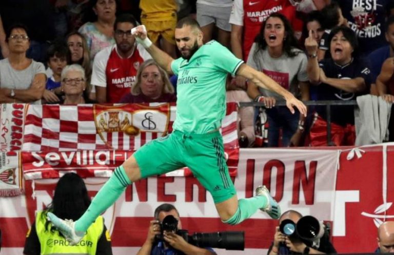 El Real Madrid, líder de la liga española ante el Sevilla (0-1)