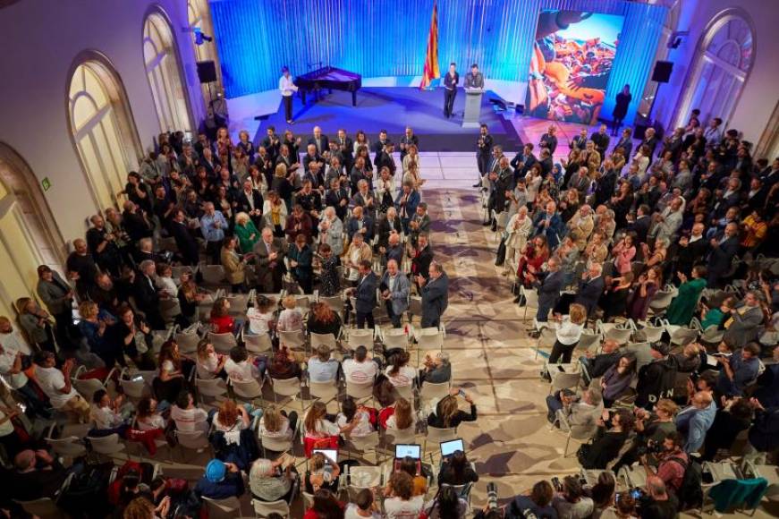 FOTOGRAFÍA. BARCELONA (ESPAÑA), 10.09.2019. Vista del Parlament de Catalunya que entrega este martes su Medalla de Honor, barco Sea Watch, Carola Rackete, Open Arms. Efe