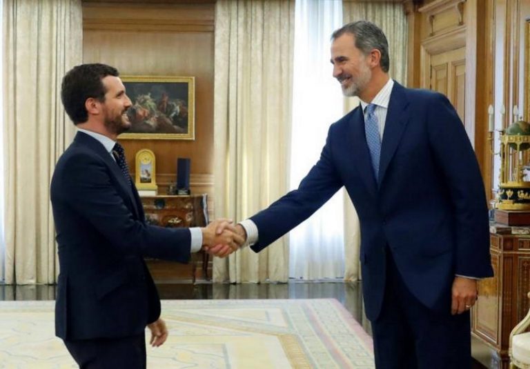Pablo Casado traslada el «No» del PP a su investidura de Sánchez