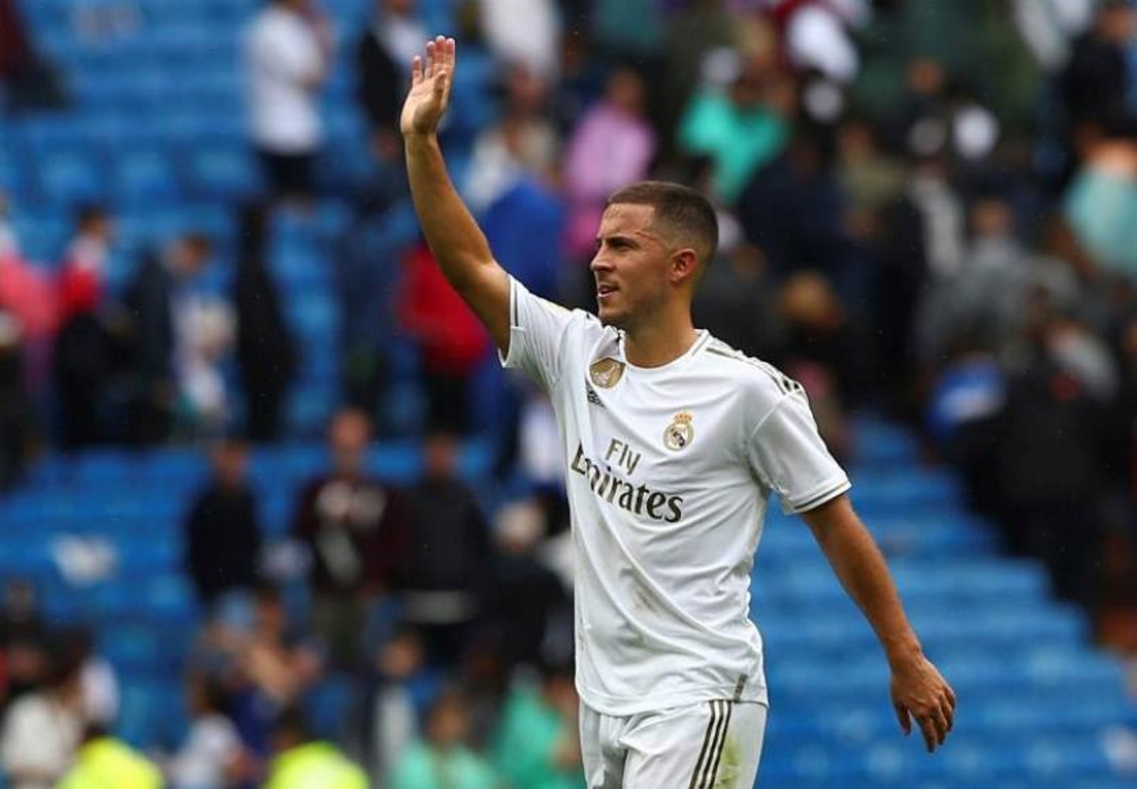FOTOGRAFÍA. ESPAÑA, SEPTIEMBRE DE 2019. El delantero belga del Real Madrid Eden Hazard en el estadio Santiago Bernabéu, en Madrid. Efe