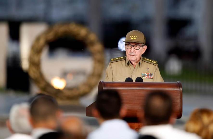 FOTOGRAFÍA. LA HABANA 8CUBA), AÑO 2019. El primer secretario del Partido Comunista de Cuba, Raúl Castro. Medalla de la Amistad. Efe