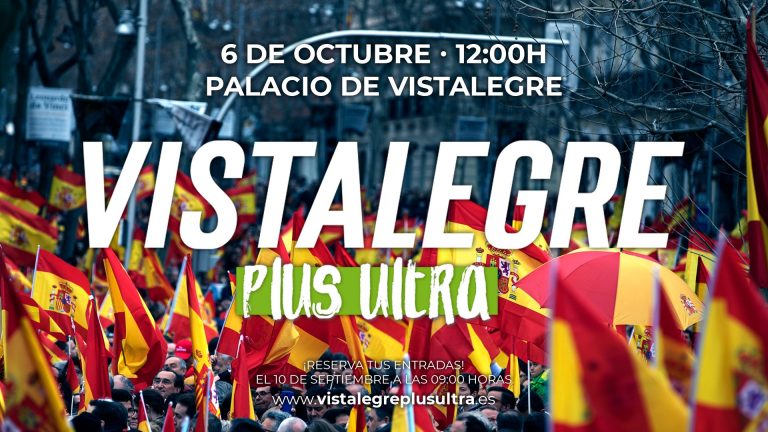 VOX convoca el 6-O «Vistalegre 2019 Plus Ultra» ante la «dictadura progre»