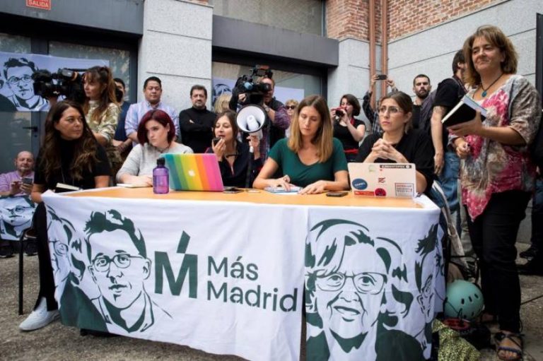 Más Madrid del cofundador de Podemos Íñigo Errejón concurrirá a las elecciones del 10-N