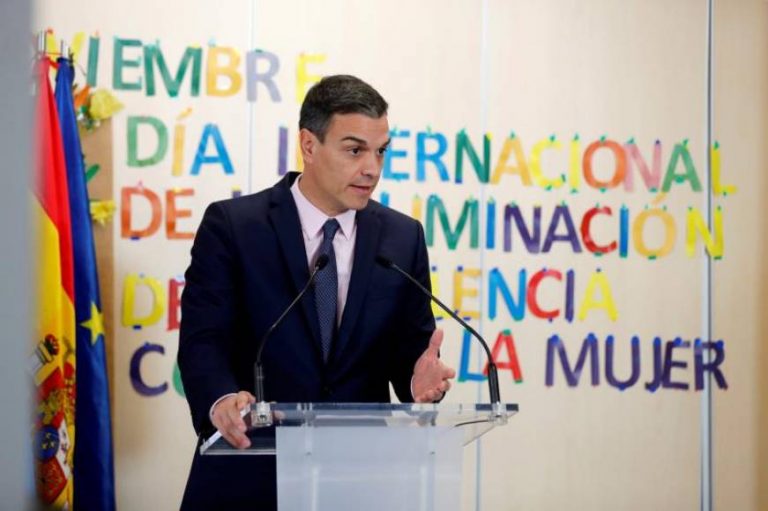Pedro Sánchez: «No pararemos hasta poner fin al machismo criminal»
