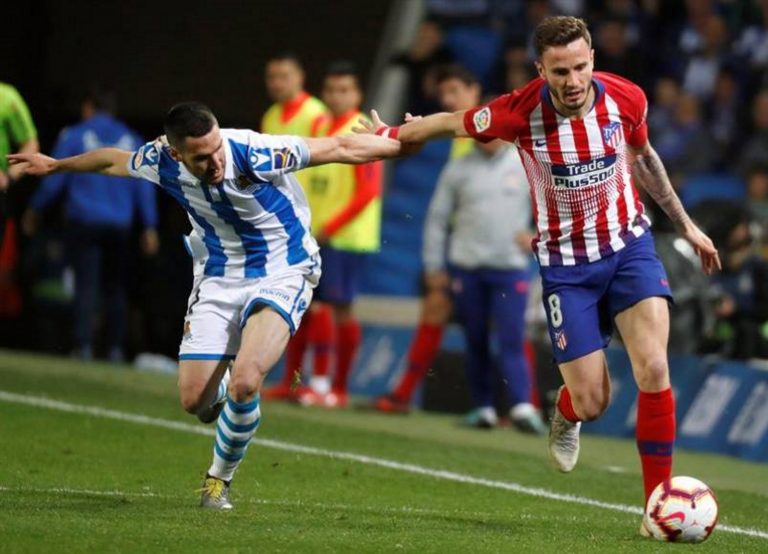 El líder Atlético expone su pleno en el nuevo Anoeta