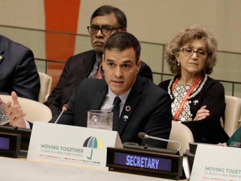 Sánchez exige «Sanidad» para todos antes de 2030 durante su discurso ante la ONU