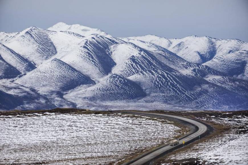 FOTOGRAFÍA. SAGWON (ALASKA) EEUU, SIN FECHA. Vista de la cordillera Brooks, al sur de Sagwon (Alaska) EE.UU. Efe