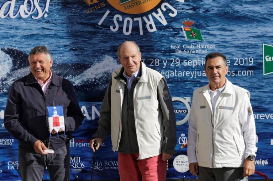 FOTOGRAFÍA. SANGENJO 8PONTEVEDRA) ESPAÑA, 28.09.2019. El rey Juan Carlos, la regata que lleva su nombre tras la intervención de corazón. Efe