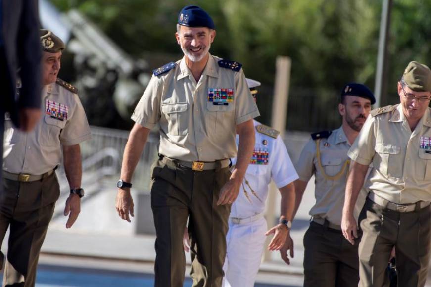 FOTOGRAFÍA. TOLEDO (ESPAÑA), 06.09.2019. El rey Felipe VI durante su visita este viernes a la sede del Museo del Ejército. Efe