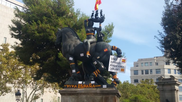 200 mil catalanes piden «larga vida en prisión» para presos del Procés