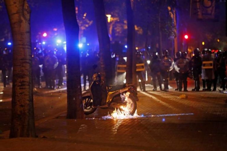Ayuntamiento de Barcelona valora en 1,5 millones € los daños del ataque separatista