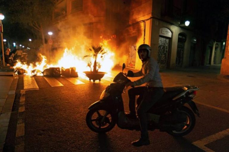 18 CDR en prisión y 70 a disposición judicial en 6 días de extrema violencia separatista