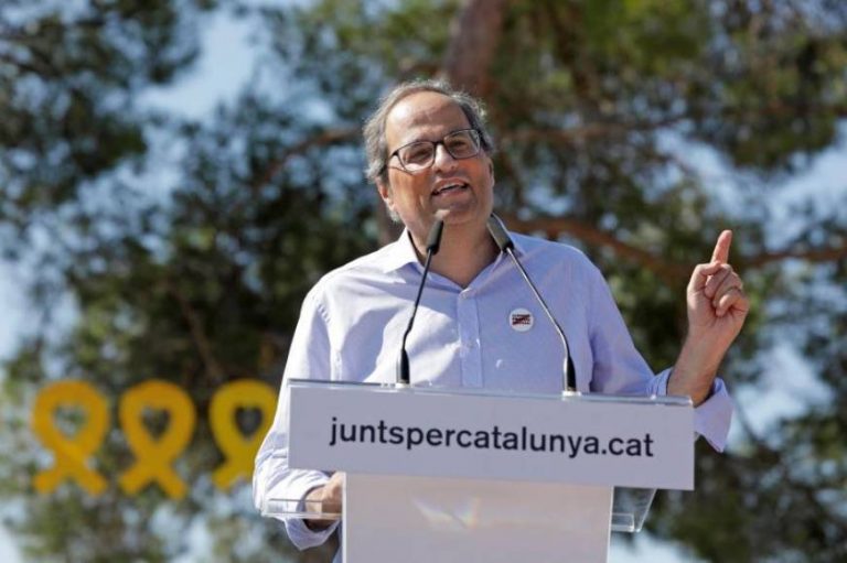 Torra: «Llamo a toda Cataluña a manifestarse» contra la sentencia del Procés
