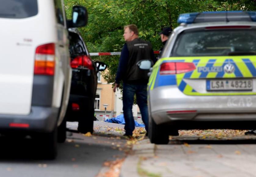 FOTOGRAFÍA. BERLÍN (ALEMANIA), 09.10.2019. La Fiscalía Federal de Alemania ha asumido la investigación del atentado contra una sinagoga del este del país. Efe