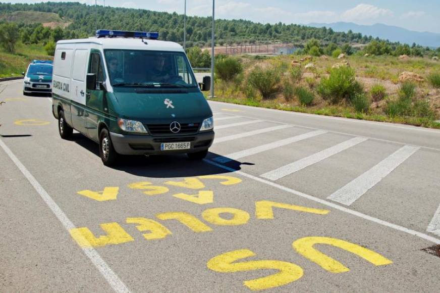 FOTOGRAFÍA. CATALUÑA (ESPAÑA), AÑO 2017. A 31 de julio de este año 3.545 guardias civiles prestaban su servicio en Cataluña. Casi dos meses después. Efe