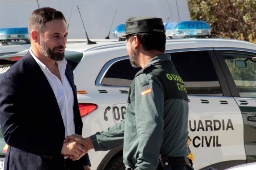 FOTOGRAFÍA. CEUTA (ESPAÑA), 30.10.2019. Abascal ha reclamado hoy la necesidad de construir un 'muro infranqueable' en la frontera que separa Ceuta de Marruecos. Efe