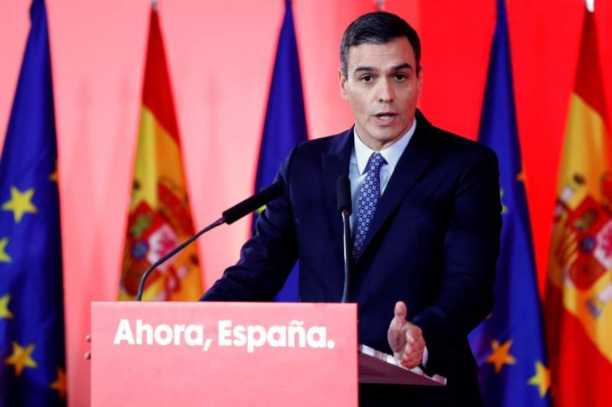 FOTOGRAFÍA. MADRID (ESPAÑA), 07.10.2019. El secretario general del PSOE y presidente del Gobierno en funciones, Pedro Sánchez, este lunes en Madrid. Efe