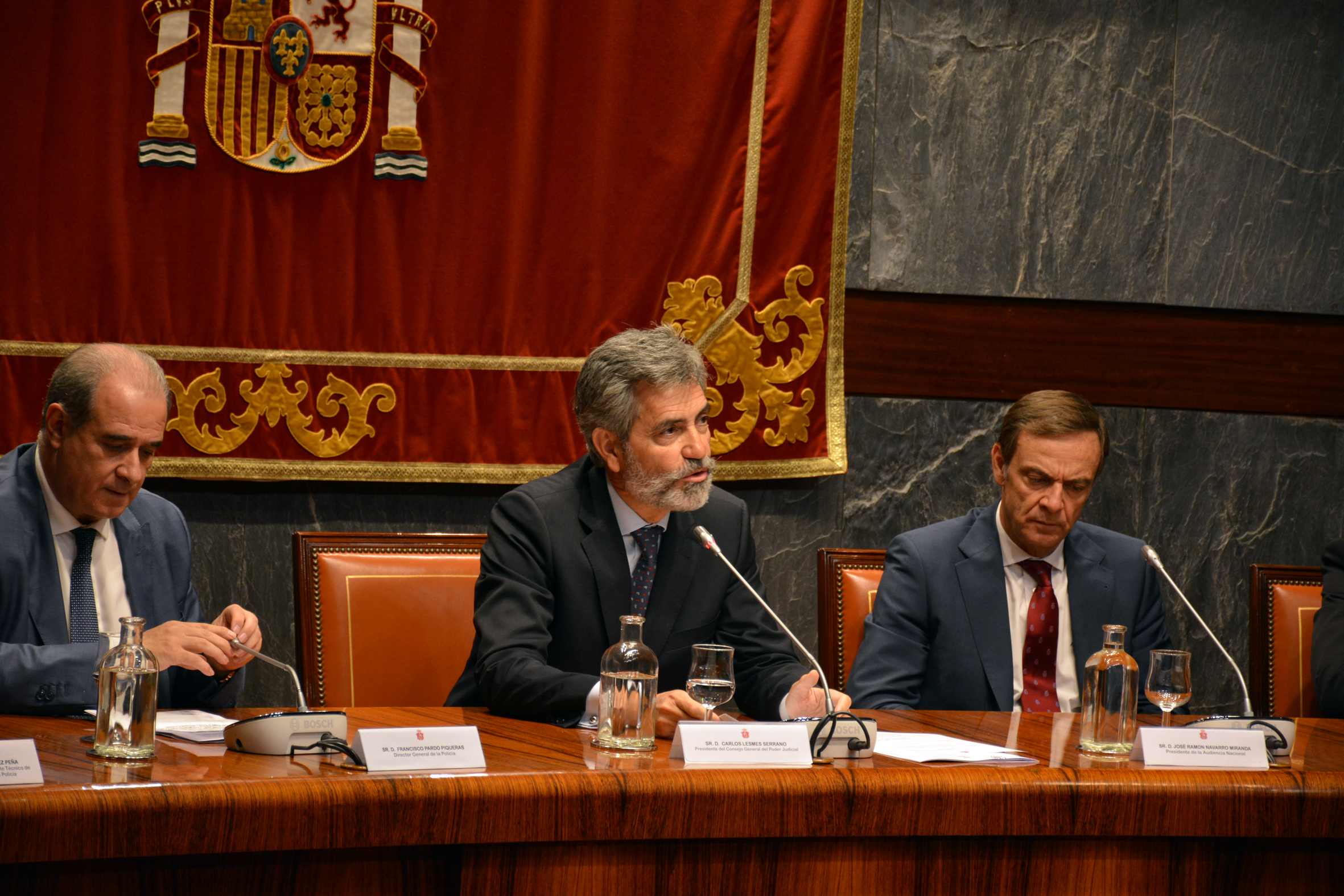FOTOGRAFÍA. MADRID (ESPAÑA), 22.10.2019. Acto de entrega de las condecoraciones al mérito policial, celebrado hoy en la sede del Consejo General del Poder Judicial. Ñ Pueblo (4)