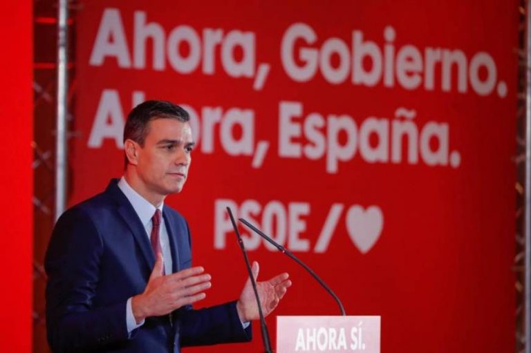Sánchez presenta su lema del 10-N «Ahora sí» para un Gobierno «fuerte»