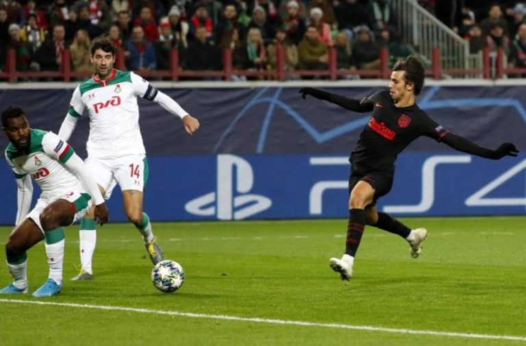 Victoria de Atlético ante el Lokomotiv con 2 contraataques magistrales (0-2)