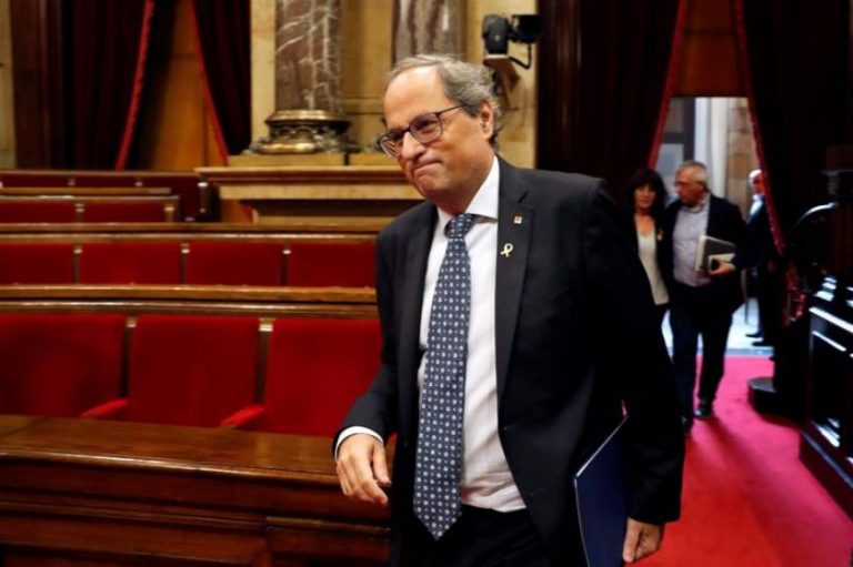 Torra pide una «reunión urgente» con el Rey