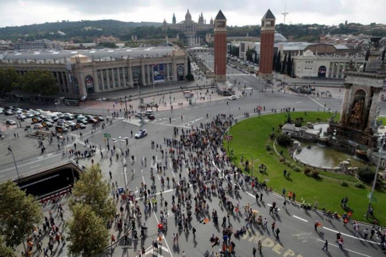 Respuesta separatista a sentencia Procés: «Marcha hacia Barcelona y Asedio a Barcelona»