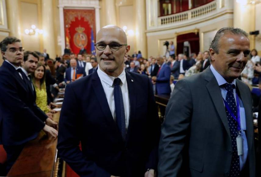 FOTOGRAFÍA. SENADO 8MADRID) ESPAÑA, AÑO 2019. Raúl Romeva en el Senado al inicio de la presente legislatura. Efe