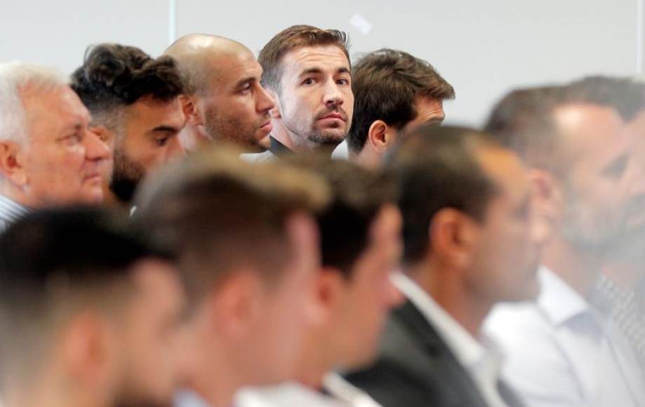 FOTOGRAFÍA. VALENCIA (ESPAÑA), AÑO 2019. El exjugador del Zaragoza, Gabi Fernández, durante el primer gran juicio en España por el posible amaño de un encuentro. Efe