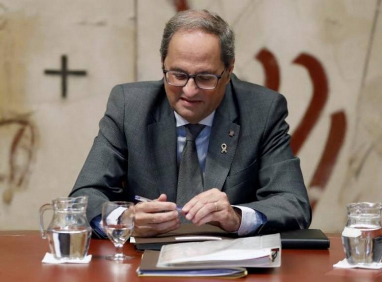 CDR desveló planes de Presidencia para que Torra se encerrara en el ‘Parlament’