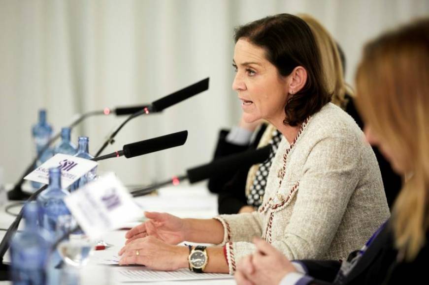 FOTOGRAFÍA. CASTILLO ARO (ERONA) CATALUÑA (ESPAÑA), 29.11.2019. La ministra en funciones de Industria, Comercio y Turismo, Reyes Maroto. efe