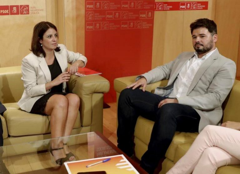 PSOE y ERC inician la negociación de investidura con referéndum y presos del procés