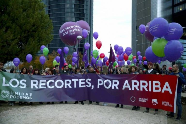 Podemos: «En última crisis en España PP y PSOE blindaron los privilegios de los de arriba»