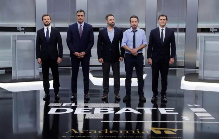 Vídeo «Debate a 5»: Abascal (VOX), ganador del «Debate a Cinco» del 10N