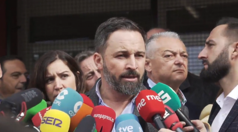 Abascal espera que el 10N «sirva para afianzar la unidad de España y la libertad»