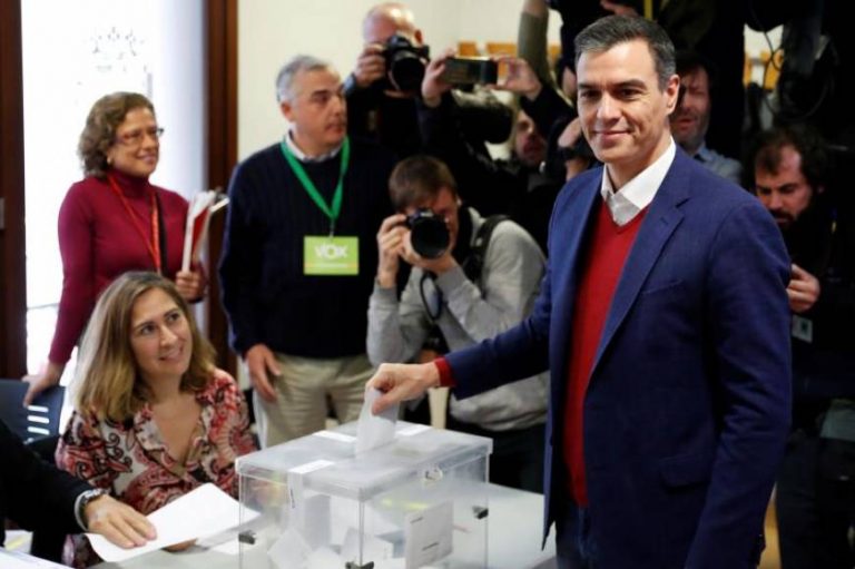 Sánchez: «El voto de hoy 10N elegirá la España de mañana»