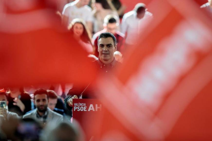 FOTOGRAFÍA. MISLATA (VALENCIA) ESPAÑA, 02.11.2019. El secretario general del PSOE y presidente del Gobierno en funciones, Pedro Sánchez. Efe